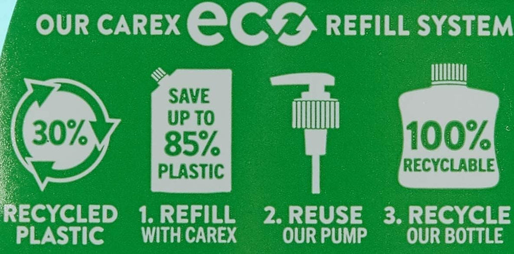 Carex Original Antibacterial Hand Wash, Clean & Protect Hands, Bulk Buy, Pack of 6 x 250 ml (Packaging may vary)