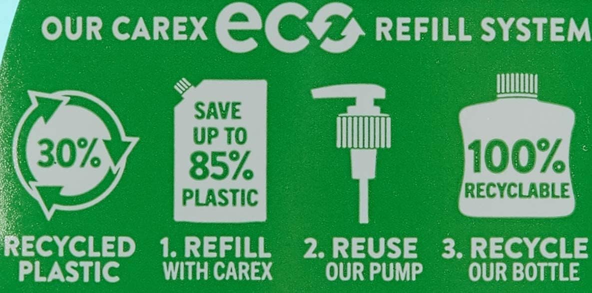 Carex Original Antibacterial Hand Wash, Clean & Protect Hands, Bulk Buy, Pack of 6 x 250 ml (Packaging may vary)