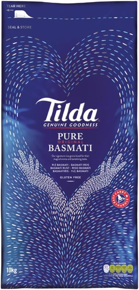 Tilda Pure Basmati Rice, 10kg