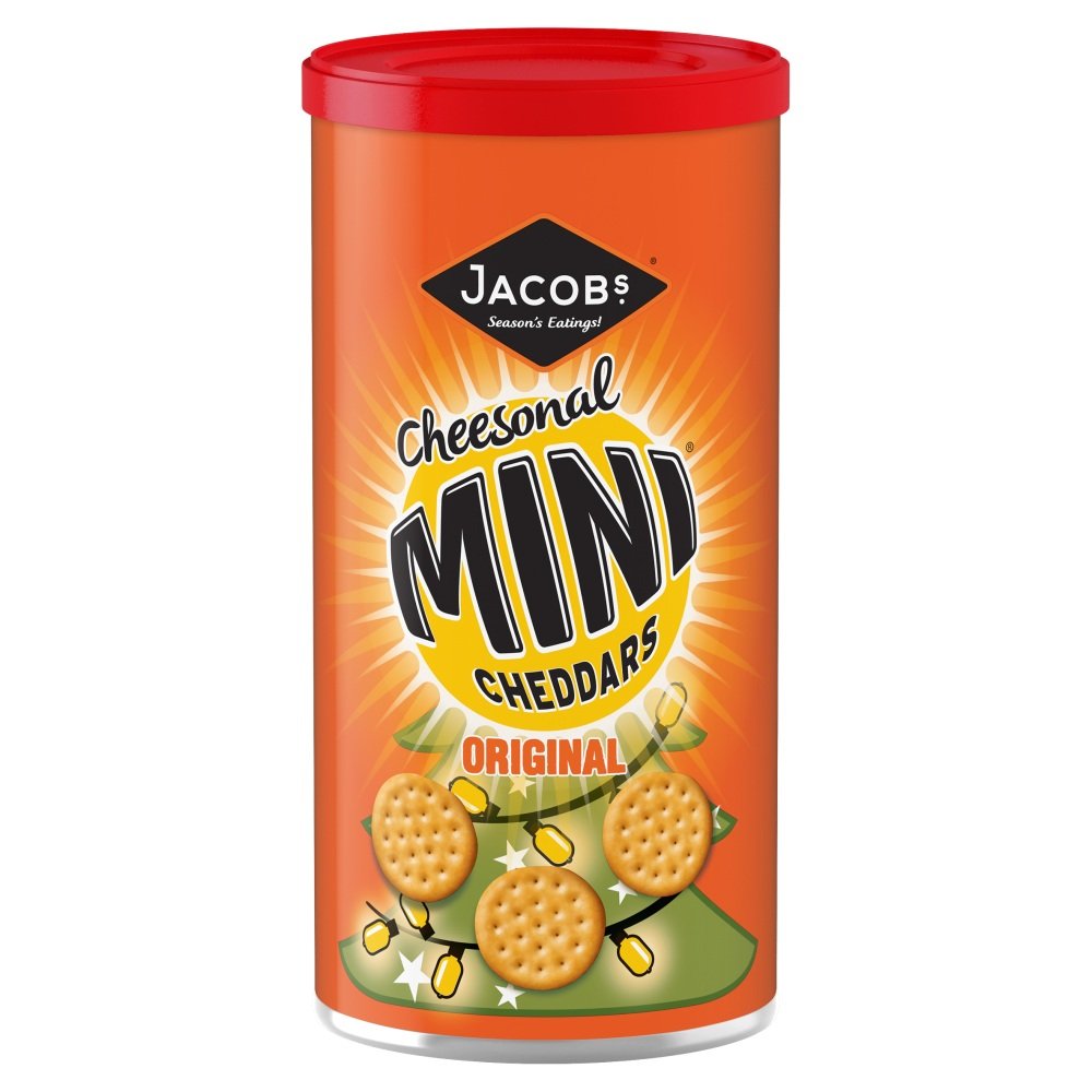 Jacob's Original Mini Cheddars Mega Value Box 48 x 25g (Pack of 2)