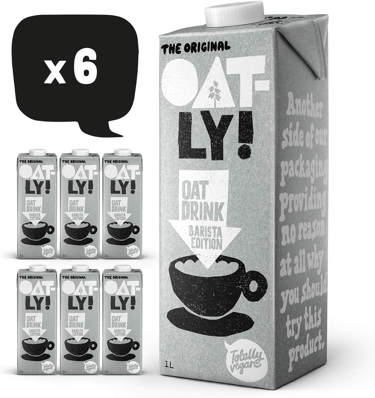 OATLY Oat Drink Barista Edition, 6 x 1L