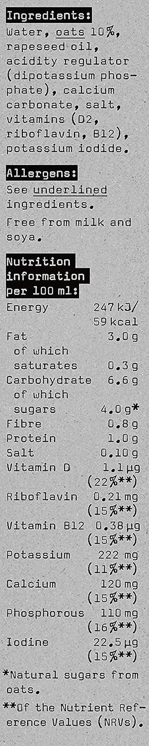 Oatly Oat Drink Barista Edition Long Life Bundle - 1 Litre (12 Pack) – Totally Vegan – Dairy Free Oat Milk