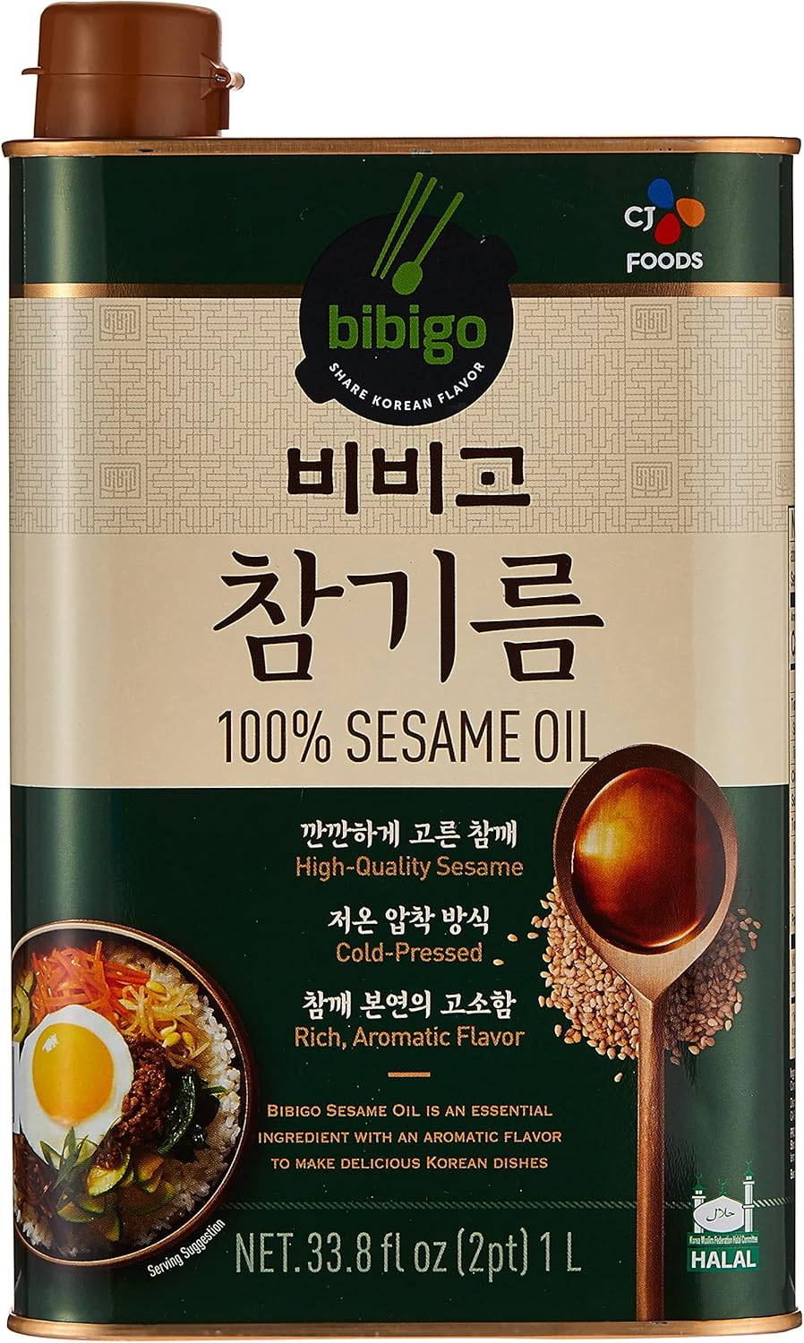 CJ Bibigo Sesame Oil 1L